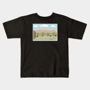 Back yard desert Kids T-Shirt